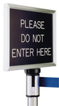 Extenda-Barrier Sign Holders